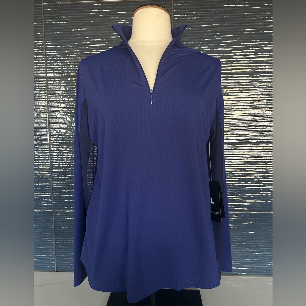 IBKUL Long Sleeve Quarter-zip